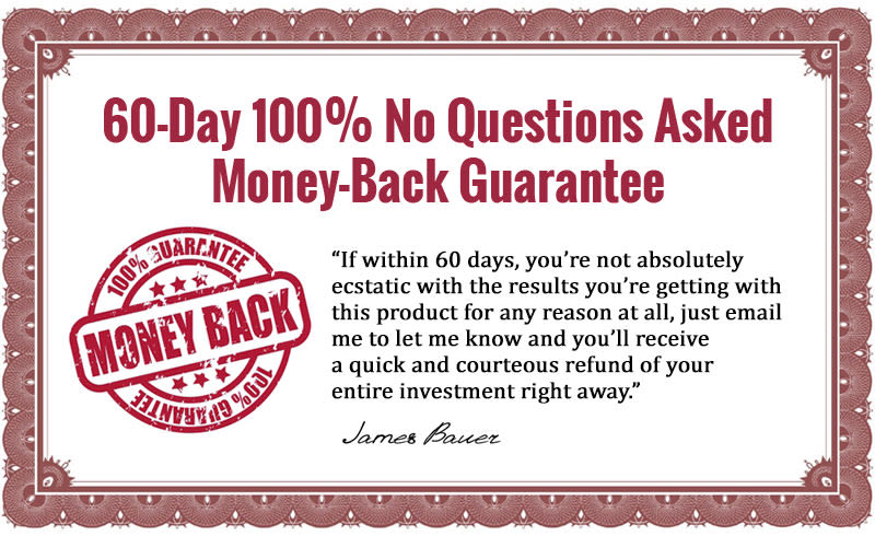Money Back Guarantee Certificate